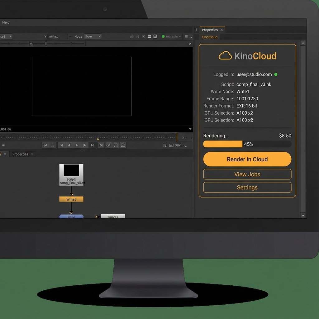 KinoCloud Nuke Plugin UI